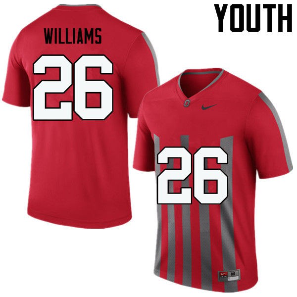 Ohio State Buckeyes #26 Antonio Williams Youth Official Jersey Throwback